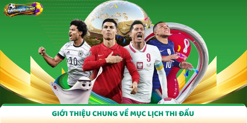 Giới thiệu chung về mục “Lịch thi đấu”