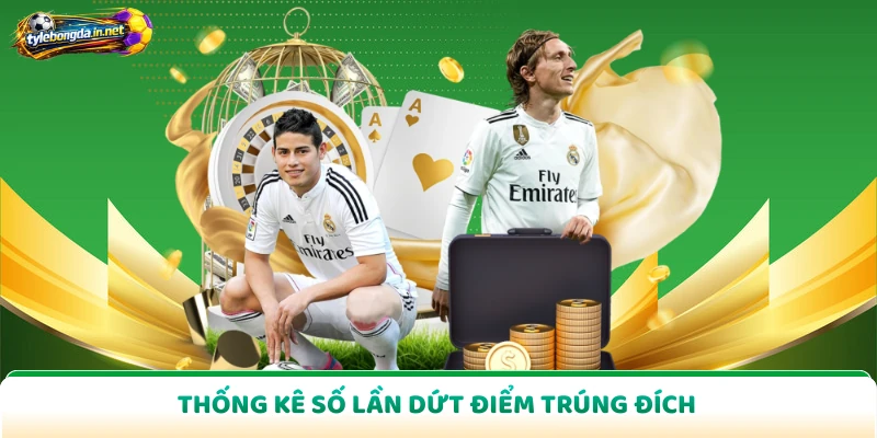 Thống kê số lần dứt điểm trúng đích